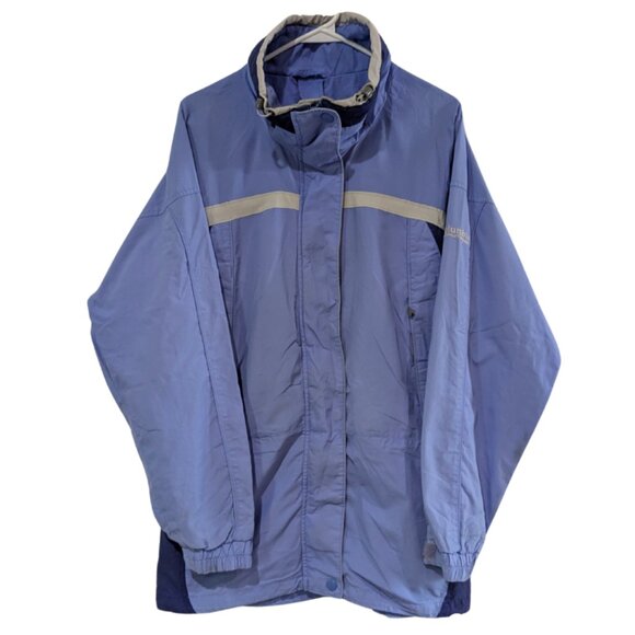 Columbia Women's Large Interchange Core Jacket - Light Blue/Dark Blue - Picture 1 of 16